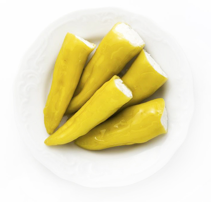 Green Chili Peppers stuffed with cheese